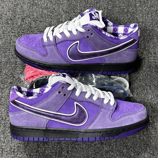Nike Dunk Low Gingham Purple