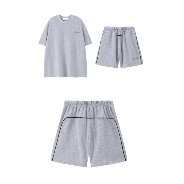 Fear of God Essentials Shorts Set Heather Grey