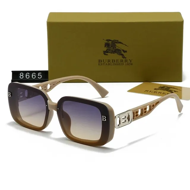 Burberry Square Sunglasses Gradient Lens
