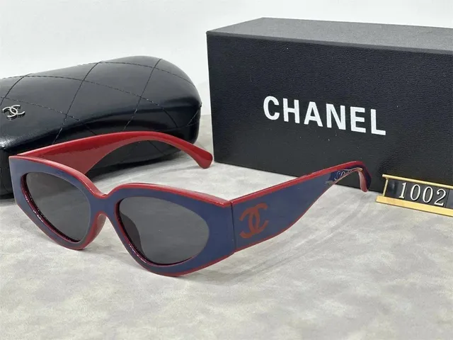 Chanel Cat-Eye Sunglasses Two-Tone CC Logo
