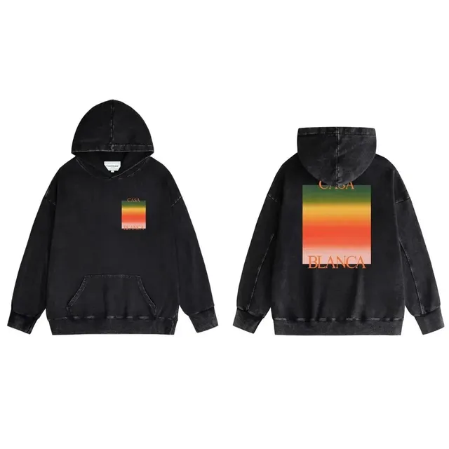 Casablanca Hoodie Sunset Gradient Print