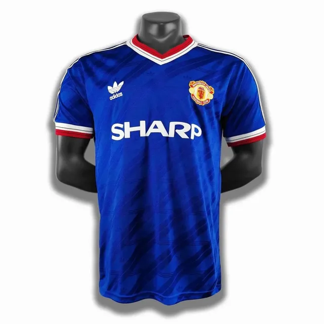 Adidas Manchester United Home Jersey 1989-90 Sharp Sponsor