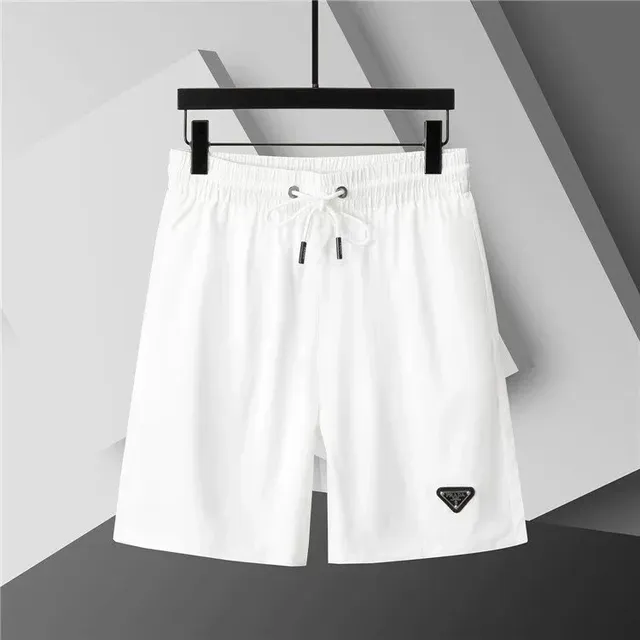 Prada Logo-Embroidered Shorts Triangle Logo