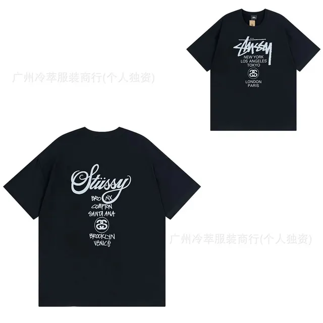 Stüssy Graphic Tee World Cities Print