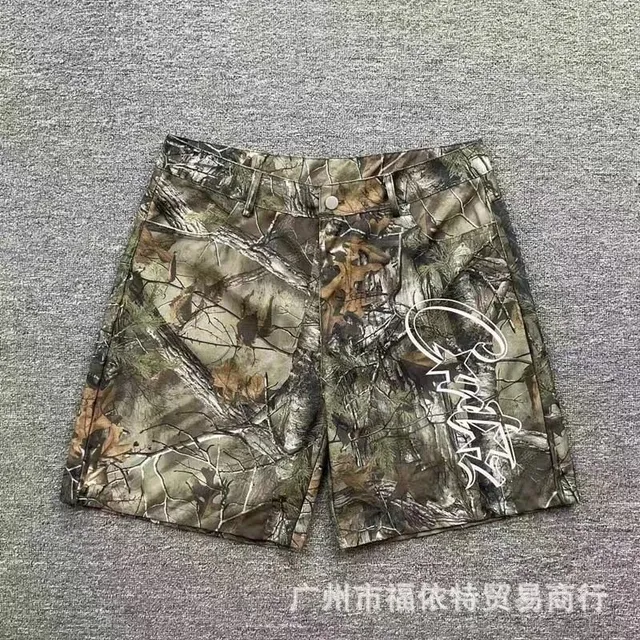 Corteiz Camo Shorts Real Tree Camo with Logo