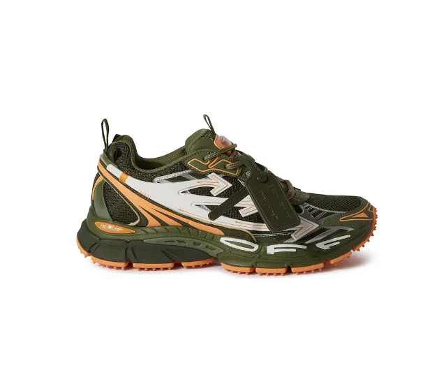 Off-White Industrial Runner Olive Orange