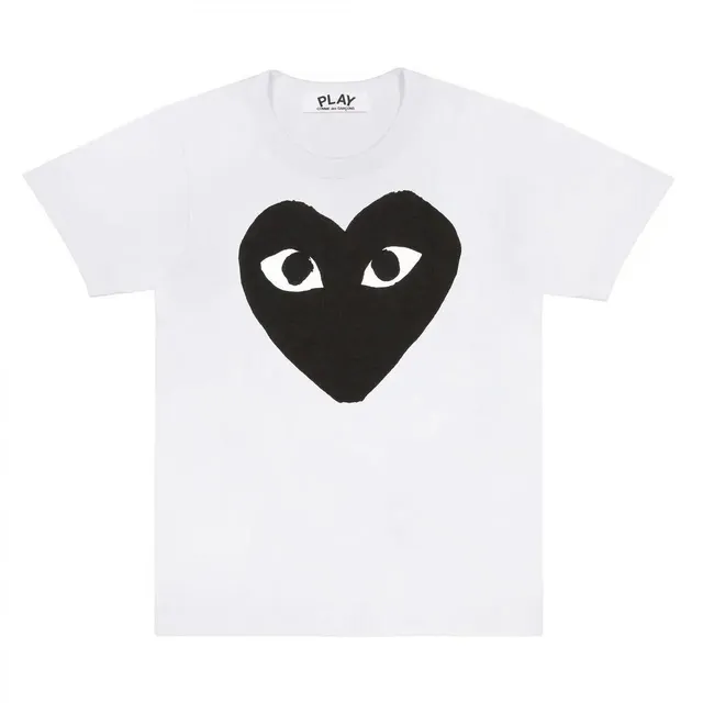 Comme des Garçons Heart Tee Black Eyes