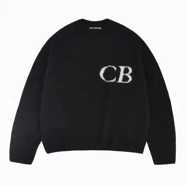 Cole Buxton Knit Sweater CB Logo