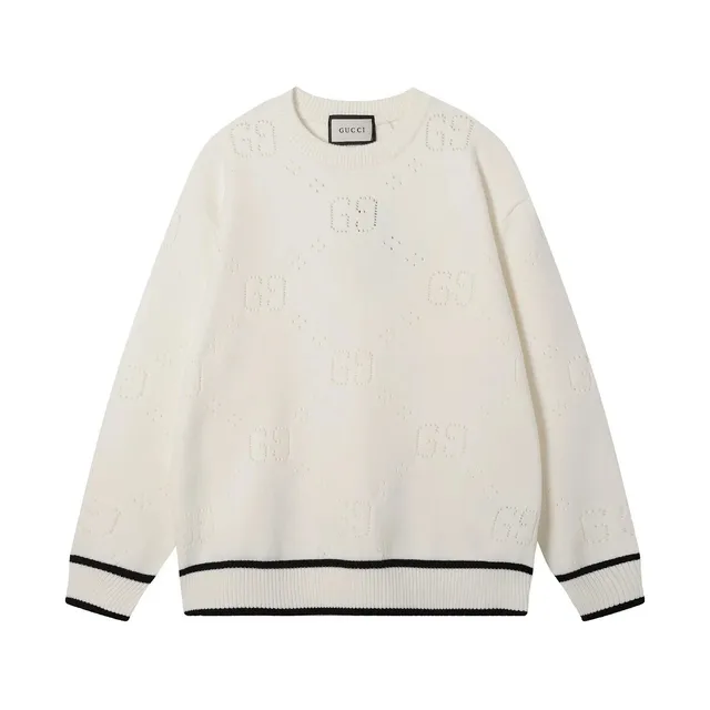 Gucci GG Knit Sweater Intarsia GG Logo