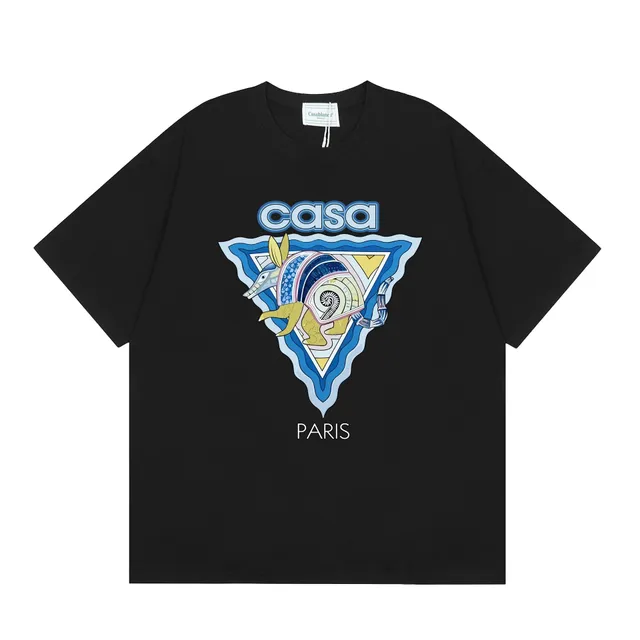 Casablanca Graphic Tee Casa Paris Print