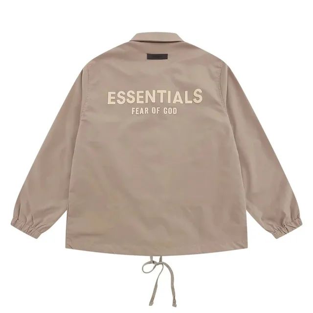 Fear of God Essentials jackets Essentials Logo Back