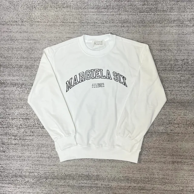 Maison Margiela Crewneck Sweatshirt Margiela Six Arch Print
