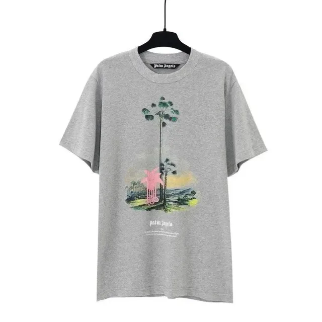 Palm Angels Graphic Tee Palm Tree Print