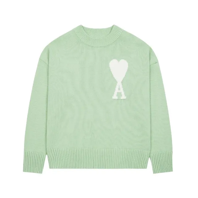 AMI Paris Knit Sweater Heart A Logo