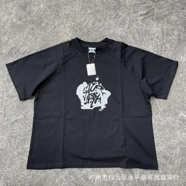 Corteiz Graphic Tee White Logo Print