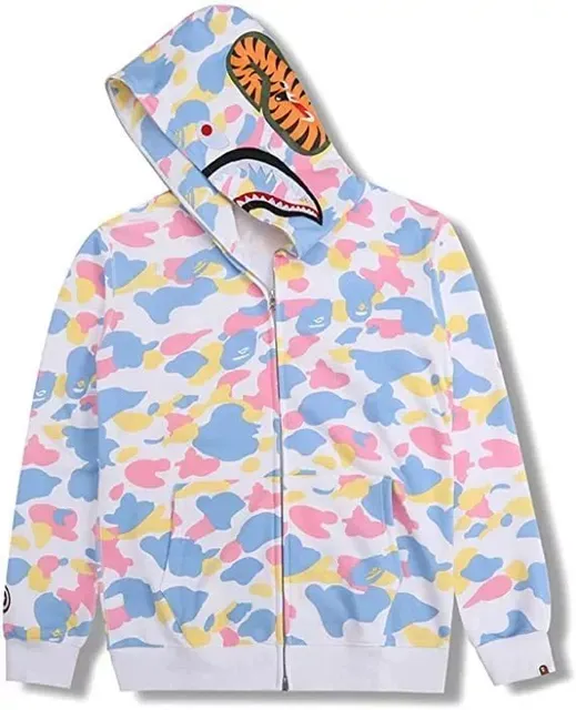 BAPE Shark Hoodie Pastel Camo