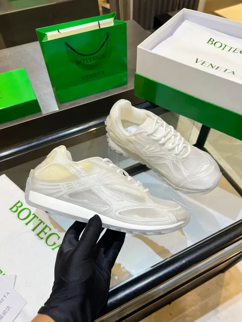 Bottega Veneta Speed Trainer Triple White