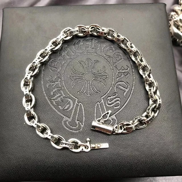 Chrome Hearts Chain Bracelet Cross Logo