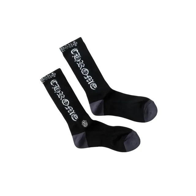 Chrome Hearts Logo Socks Cross Logo