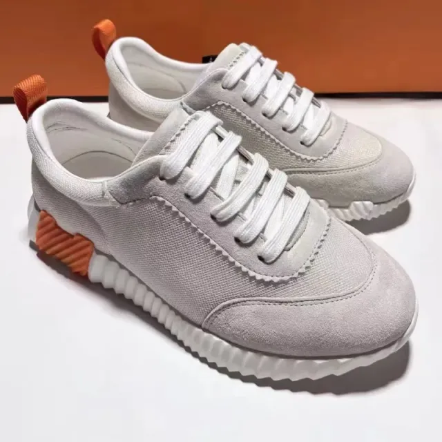 Hermès Sneaker Canvas and Suede