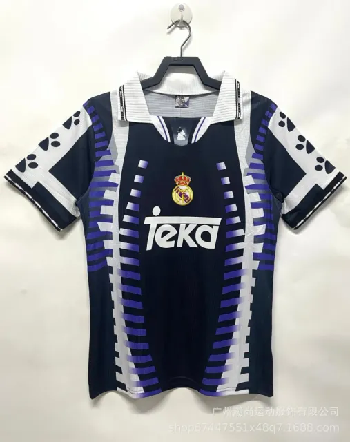 Adidas Real Madrid Home Jersey 1997-98 Teko Sponsor