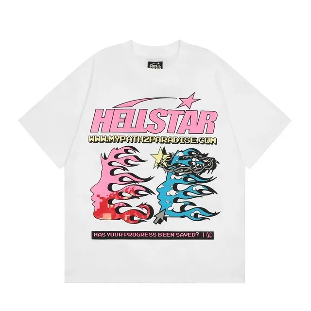 Hellstar Graphic Tee Flame Face Print