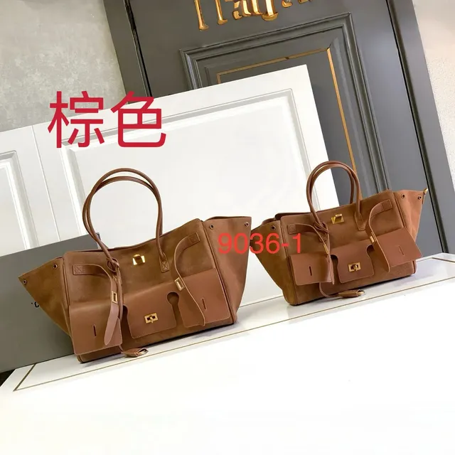 Celine Luggage Tote Suede and Leather