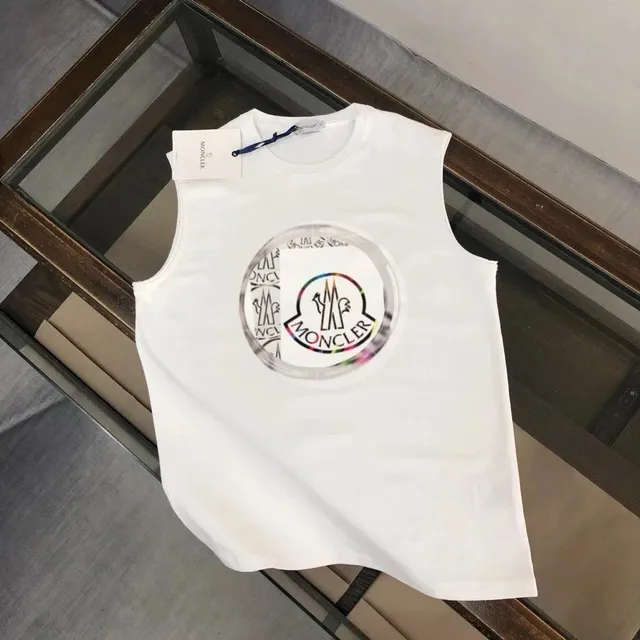 Moncler Logo Tank Top Rainbow Logo