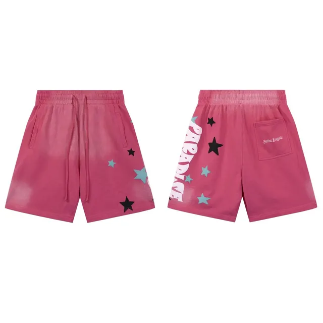 Palm Angels Star Print Shorts Paradise Star