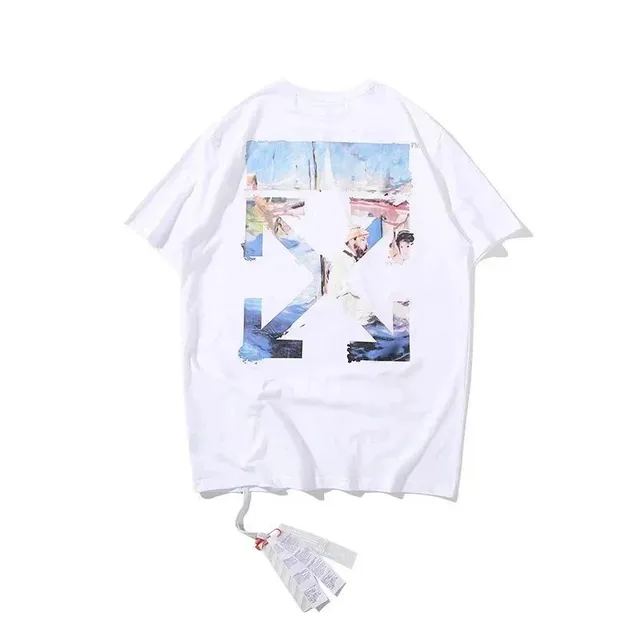 Off-White Painted Arrow Tee Art Print