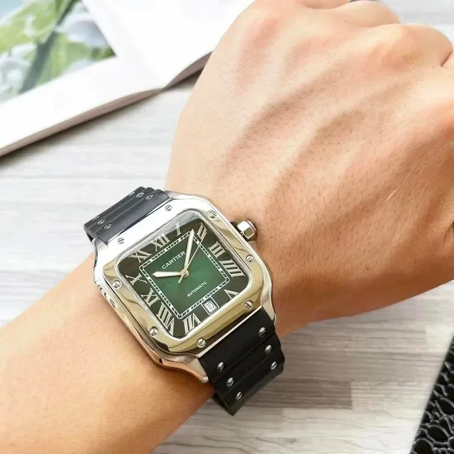 Santos de Cartier Green Dial