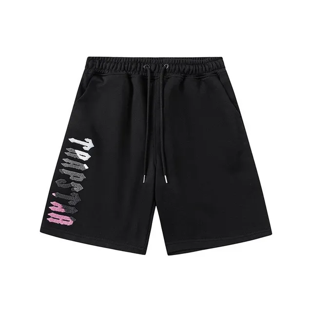 Trapstar Logo Shorts Glitter Logo