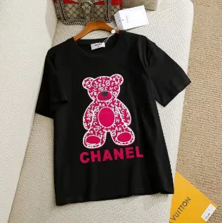 Chanel T-Shirt Teddy Bear Print