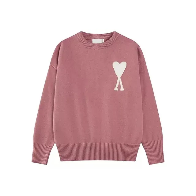 AMI Paris Knit Sweater Heart Logo