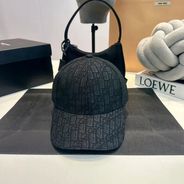 Dior Baseball Cap Oblique Logo Jacquard