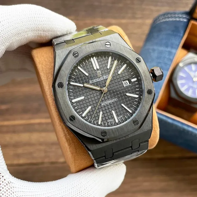Audemars Piguet Royal Oak Black Tapisserie Dial