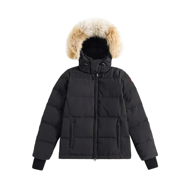 Canada Goose Puffer Jacket With Fur Trim Hood