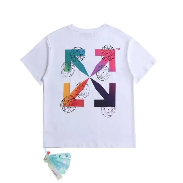 Off-White Arrow Graphic Tee Multicolor Arrow Print