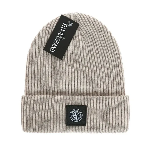 Stone Island Ribbed Beanie Compass Patch