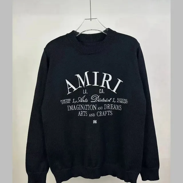 Amiri Knit Sweater Arts District Print