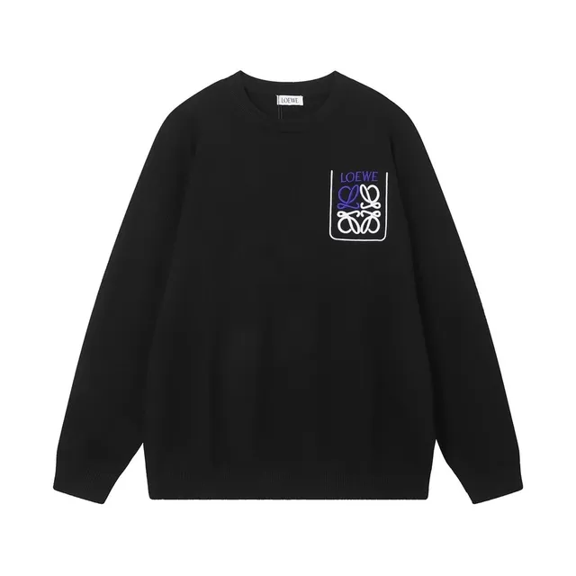 Loewe Knit Sweater Anagram Embroidery