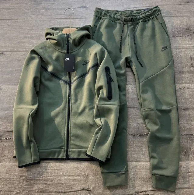 Nike Tech Fleece Olive Green