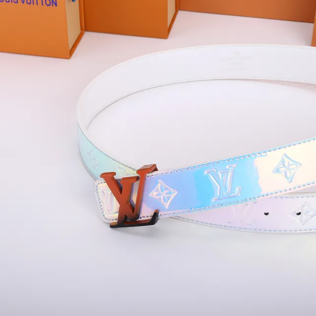 Louis Vuitton LV Belt Iridescent Monogram