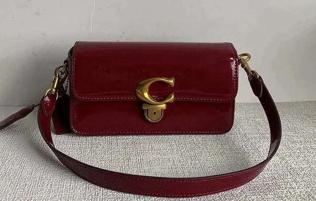Coach Shoulder Bag Patent Leather