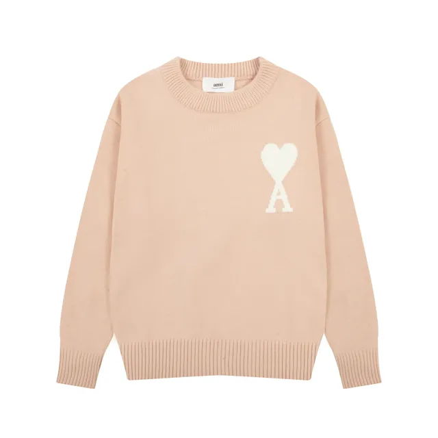 AMI Paris Knit Sweater Heart Logo