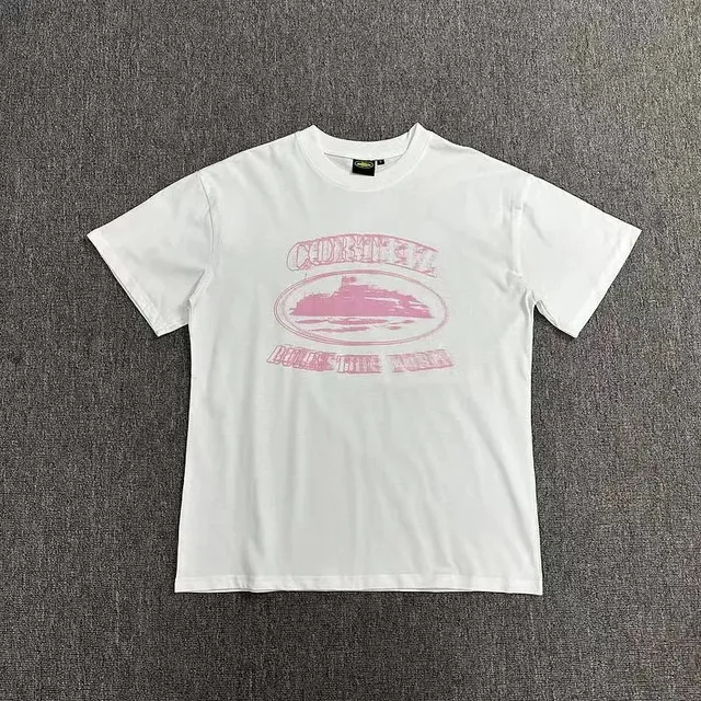 Corteiz T-Shirt Pink Graphic Print