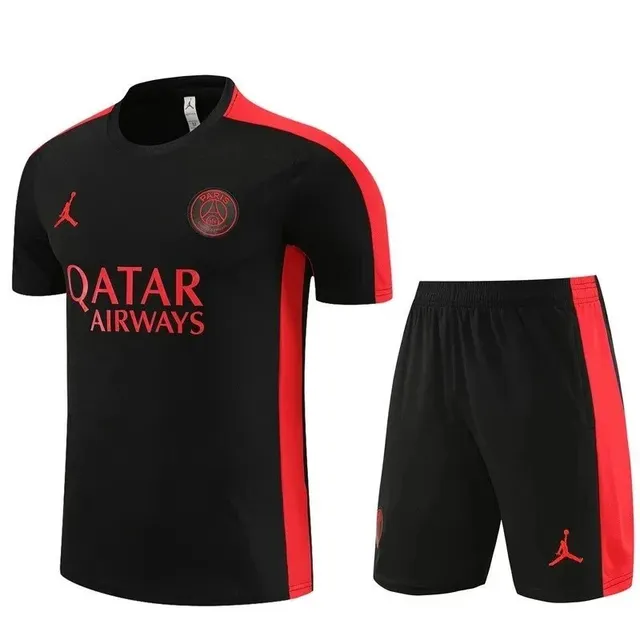 Jordan × Paris Saint-Germain Training Jersey and Shorts Set Qatar Airways