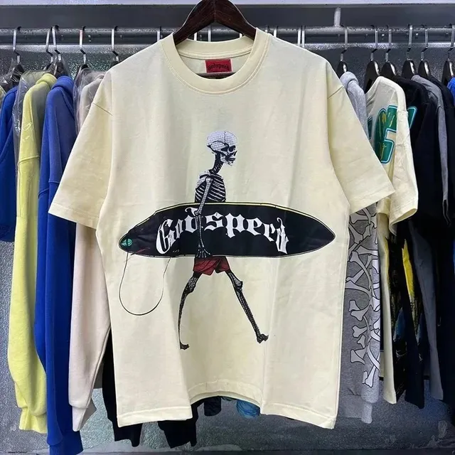 Godspeed Skeleton Surfboard Tee
