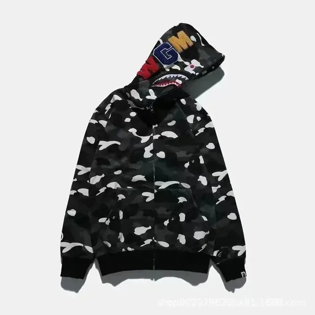 BAPE Shark Hoodie Camouflage
