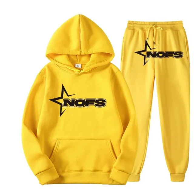 Corteiz Hoodie and Joggers Set Star Logo